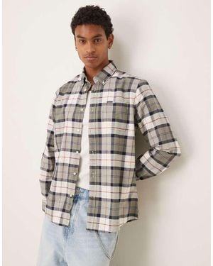 Barbour Lewis Tailored Shirt - Natural