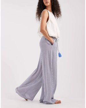 Aray Beach Trouser With Tassle - Purple