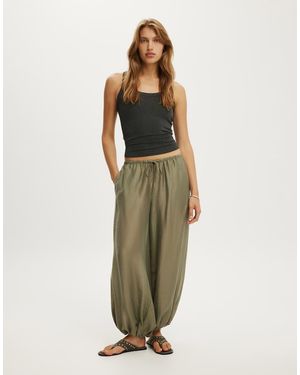 Cotton On Rio Balloon Pant - Green