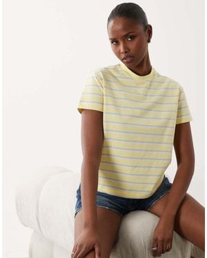 The Frolic Exclusive Cotton Slouchy Baby Tee - Yellow