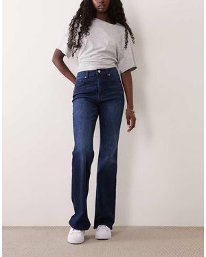 GOOD AMERICAN Jeans Bootcut Classici Medio - Blu