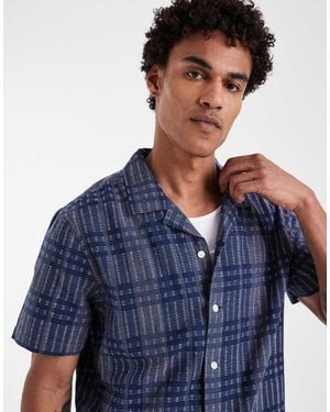 Levi's Dobby Plaid Shirt - Blue