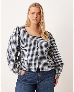 Nobody's Child Edie Balloon Sleeve Blouse - Black