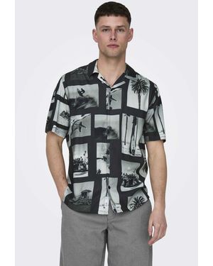 Only & Sons – hemd - Grau
