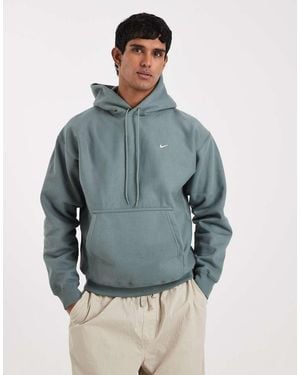 Nike Solo Swoosh Hoodie - Blue
