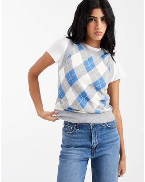 Levi's – tara – strickpullunder - Blau