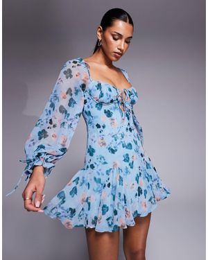 Love Triangle – minikleid - Blau