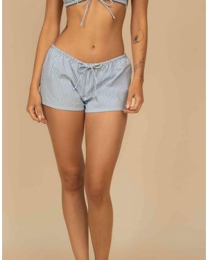 Montce Low-rise Drawstring Shorts - Blue