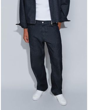 ASOS Jeans Relaxed Fit Lavaggio Scuro - Blu
