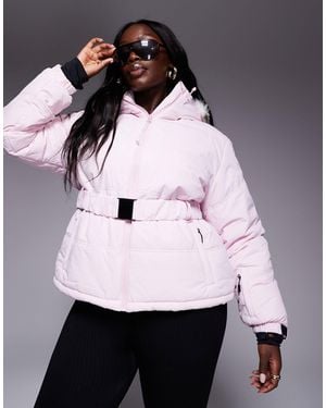 ASOS 4505 Ski & Snow 4505 plus – ski – wasserabweisende, isolierte skijacke - Pink