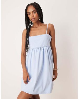ASOS Cami Baby Doll Mini Dress - Blue
