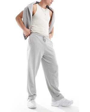 Pull&Bear Wide Leg Joggers - Grey