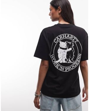 Carhartt Hugging Cats T-Shirt - Black
