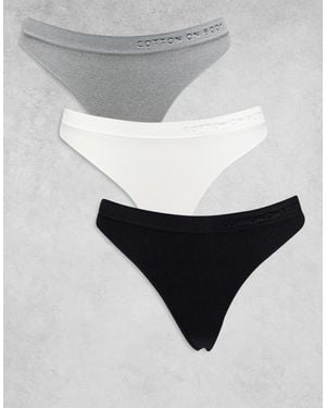 Cotton On Cotton On Three Pack - White
