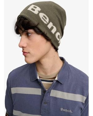 Bench x Superdry & Co Jacquard Skater Beanie Hat - Blue