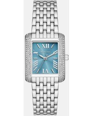 Michael Kors Emery Three-Hand, Stainless Steel Watch - Blue