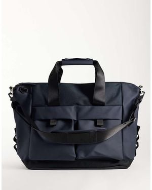 Rains 12970 Otaru Waterproof Small Weekend Duffle Bag - Blue