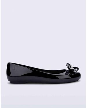 Melissa Sweet Love Glam Ballerina Flats - Black