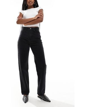 Bershka Comfort Fit Mom Jean - Black
