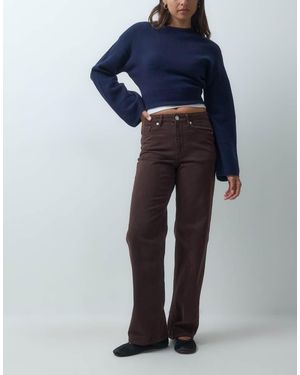 Vero Moda Tessa High Waisted Wide Leg Jeans - Blue
