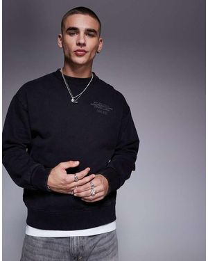 Good For Nothing Sudadera Negra Con Logo Atelier De - Azul