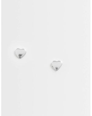 Kingsley Ryan Heart Stud - White