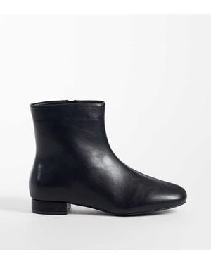 SEQWL Wide Fit Elma Ankle Boots - Blue