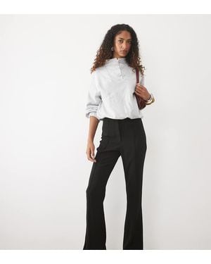ASOS Tall Tailored Slinky Flare Trousers - White