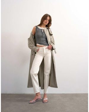 TOPSHOP Runway Mid Rise Straight Jean - Multicolour