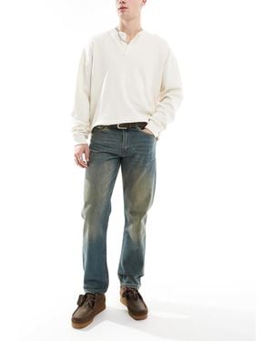 Don't Think Twice Dtt – gerade geschnittene jeans - Weiß