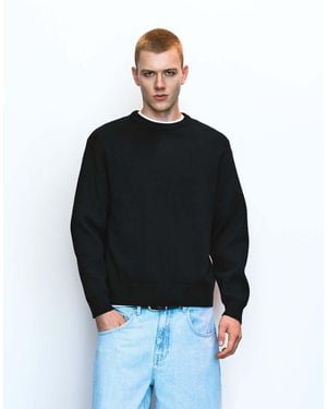 Pull&Bear Round Neck Jumper - Black