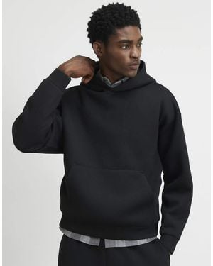 River Island Premium Oversized Fit Cotton Hoodie - Black