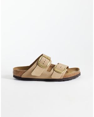 Birkenstock Arizona Big Buckle Leather Sandals - White