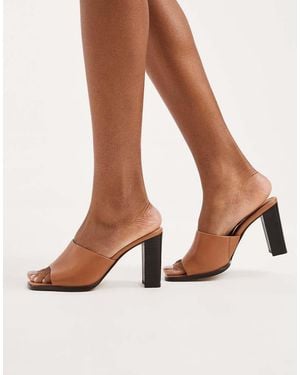ALDO Re-Sophia Block Heeled Sandal - Brown