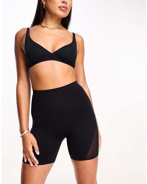 ASOS Contouring Medium Control Short With Mesh - Black