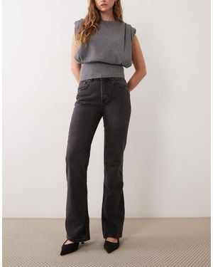 Mango Straight-jeans - Schwarz