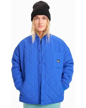 Quiksilver Shining Quilted Jacket - Blue