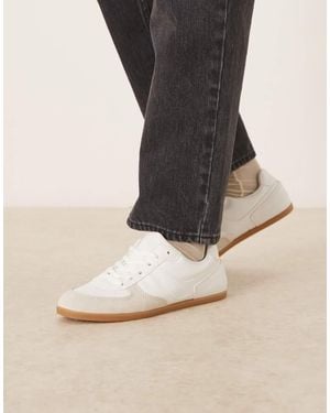 ASOS Diligent Slim Lace Up Trainers - Blue