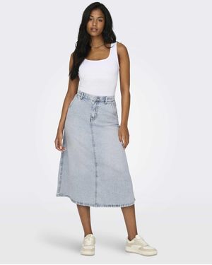 ONLY Jupe en jean - clair - Bleu