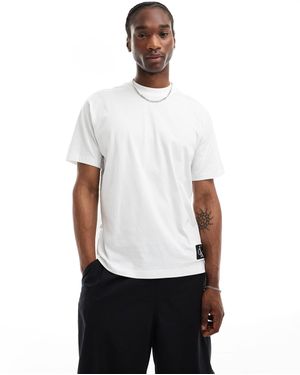 Calvin Klein – oversize-t-shirt - Weiß