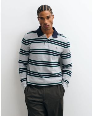 GANT Polo rugby à rayures - Bleu