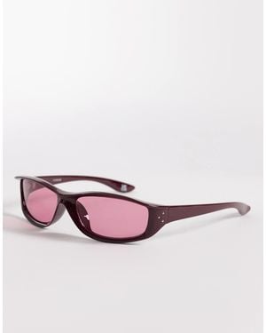 ASOS Wrap Sunglasses - Pink