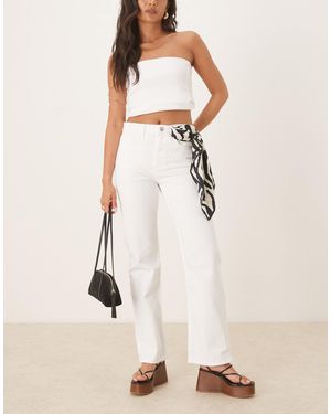 Mango – matilda – gerade geschnittene jeans - Natur