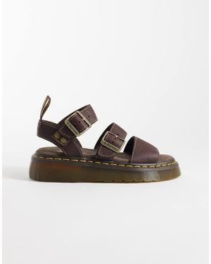 Dr. Martens Gryphon Quad Sandals - Brown