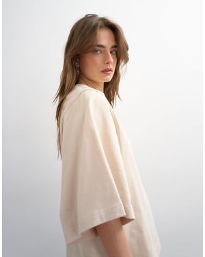 TOPSHOP Batwing T-Shirt - Natural