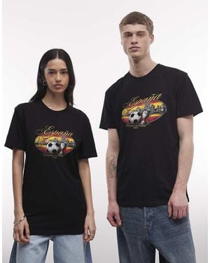 PRNT Spain Champions Relaxed T-Shirt - Black