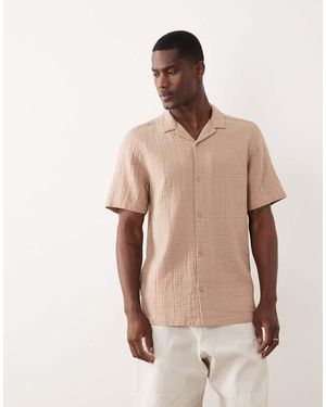 New Look Double Cloth Shirt - Natural