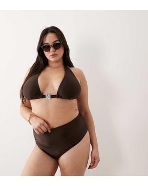 South Beach High Waisted Bikini Bottoms - Multicolour