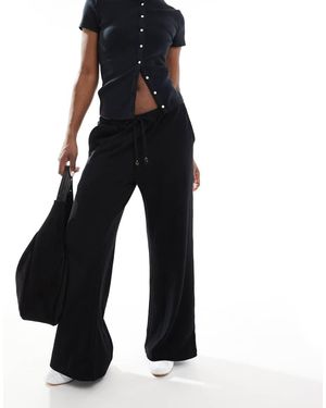 Cotton On Cotton On Lightweight Wide Leg Beach Pant - Black