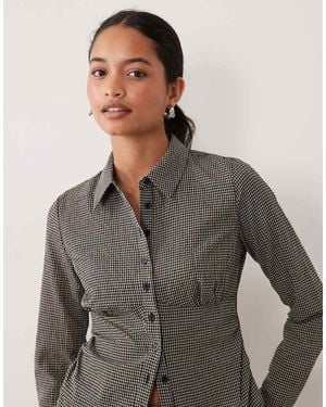 New Look Fitted Shirt - Grey